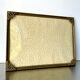 Metal frame in gold colored brass