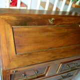 Louis XVI style secretary with walnut donkey