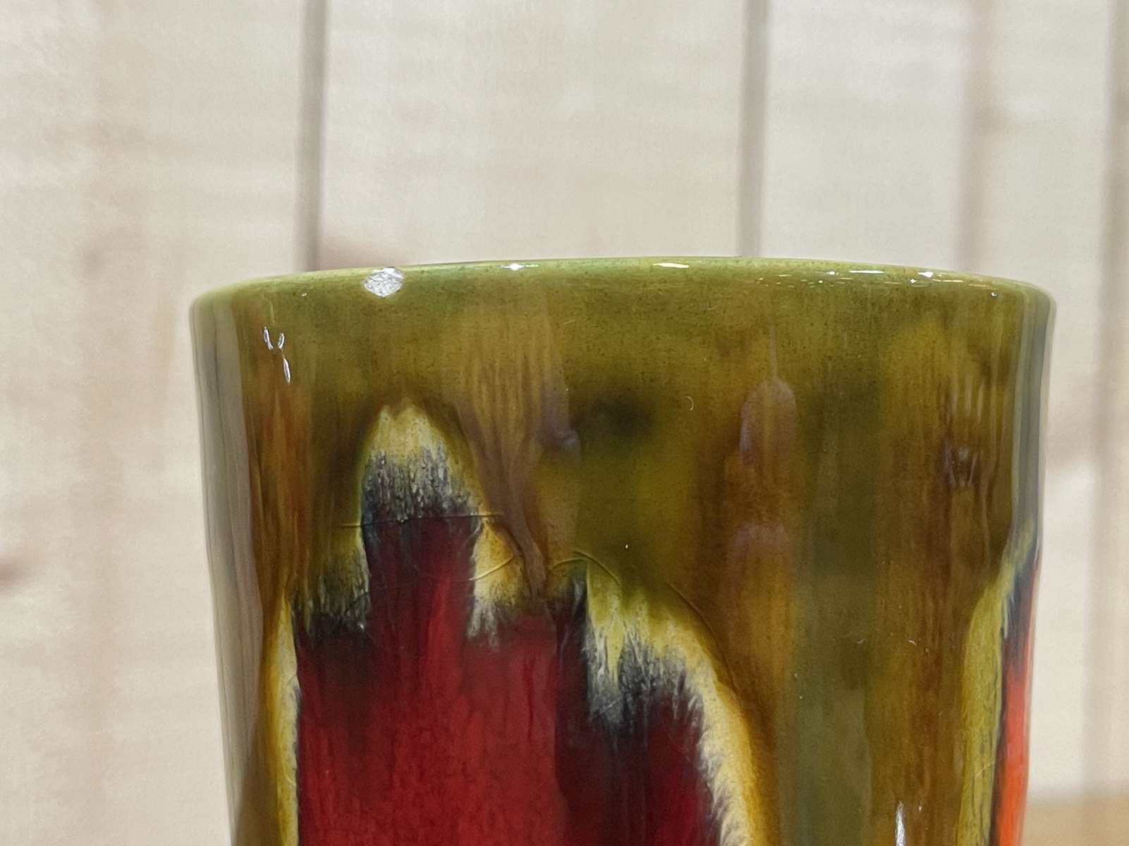 Orangeade Vallauris service from the 70s - 1 pitcher + 5 glasses