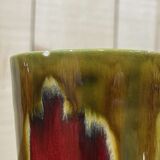 Orangeade Vallauris service from the 70s - 1 pitcher + 5 glasses