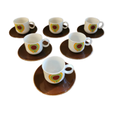 Vintage coffee service Bavaria 6 cups