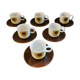 Vintage coffee service Bavaria 6 cups