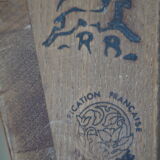 Pair of inlaid Tables of bedside shelf marble Louis XV