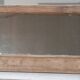Entrance mirror Weathered air-gummed wood frame
