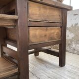 XL central island workbench oak