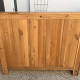 Solid oak bahut sideboard