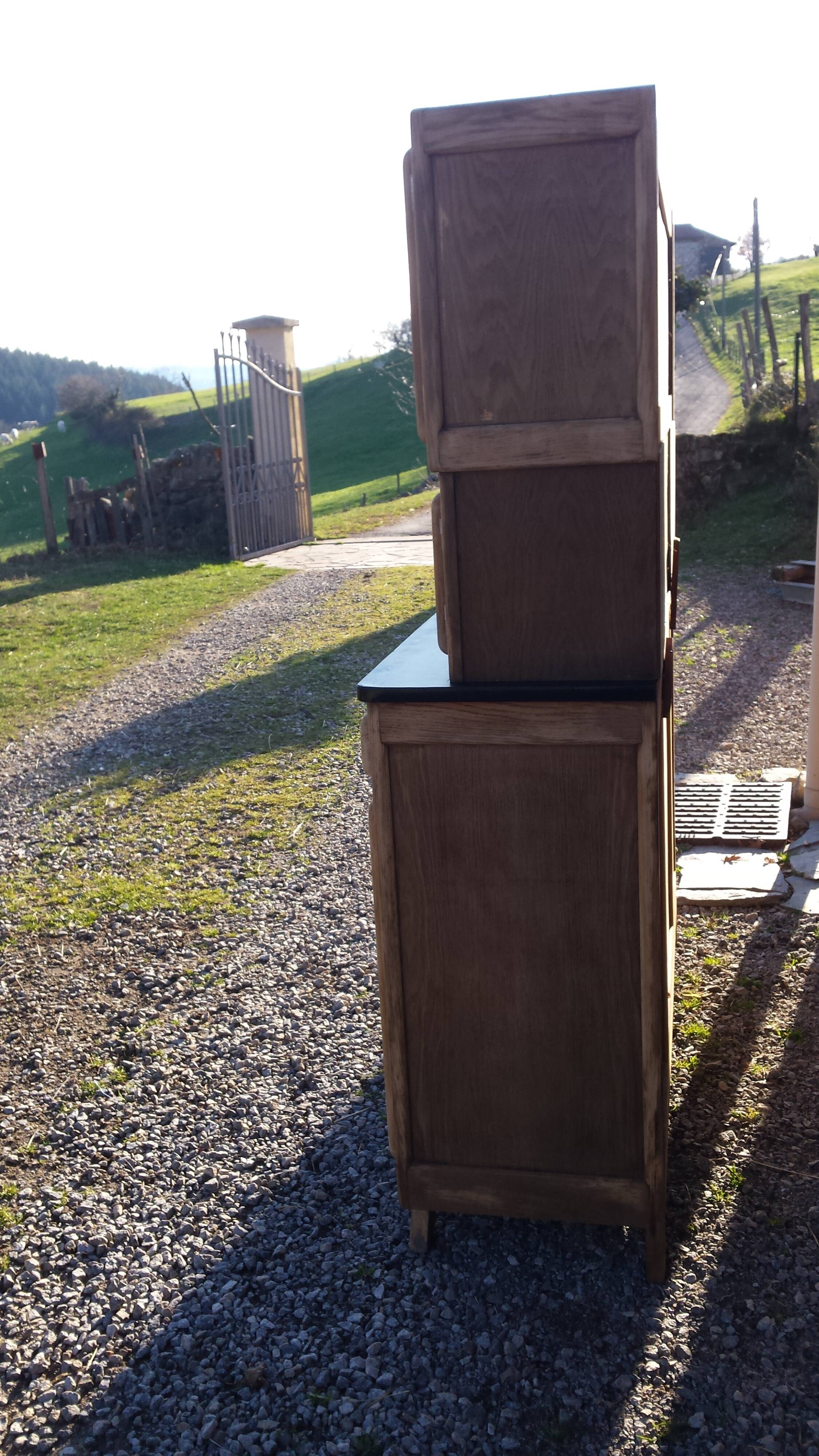 Mado buffet sanded black tray