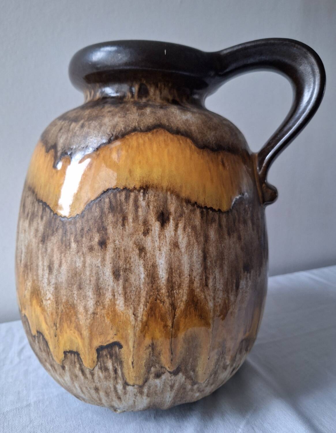 West Germany vase, carafe, vintage pitcher