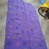 Azilal rug with geometric diamonds