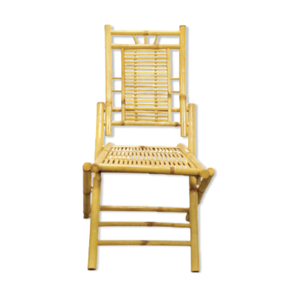 Vintage bamboo folding chairs deals