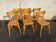 Set of 6 yellow bistro chairs