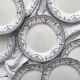 8 assiettes plates en terre de fer « Balzac » Choisy le Roi