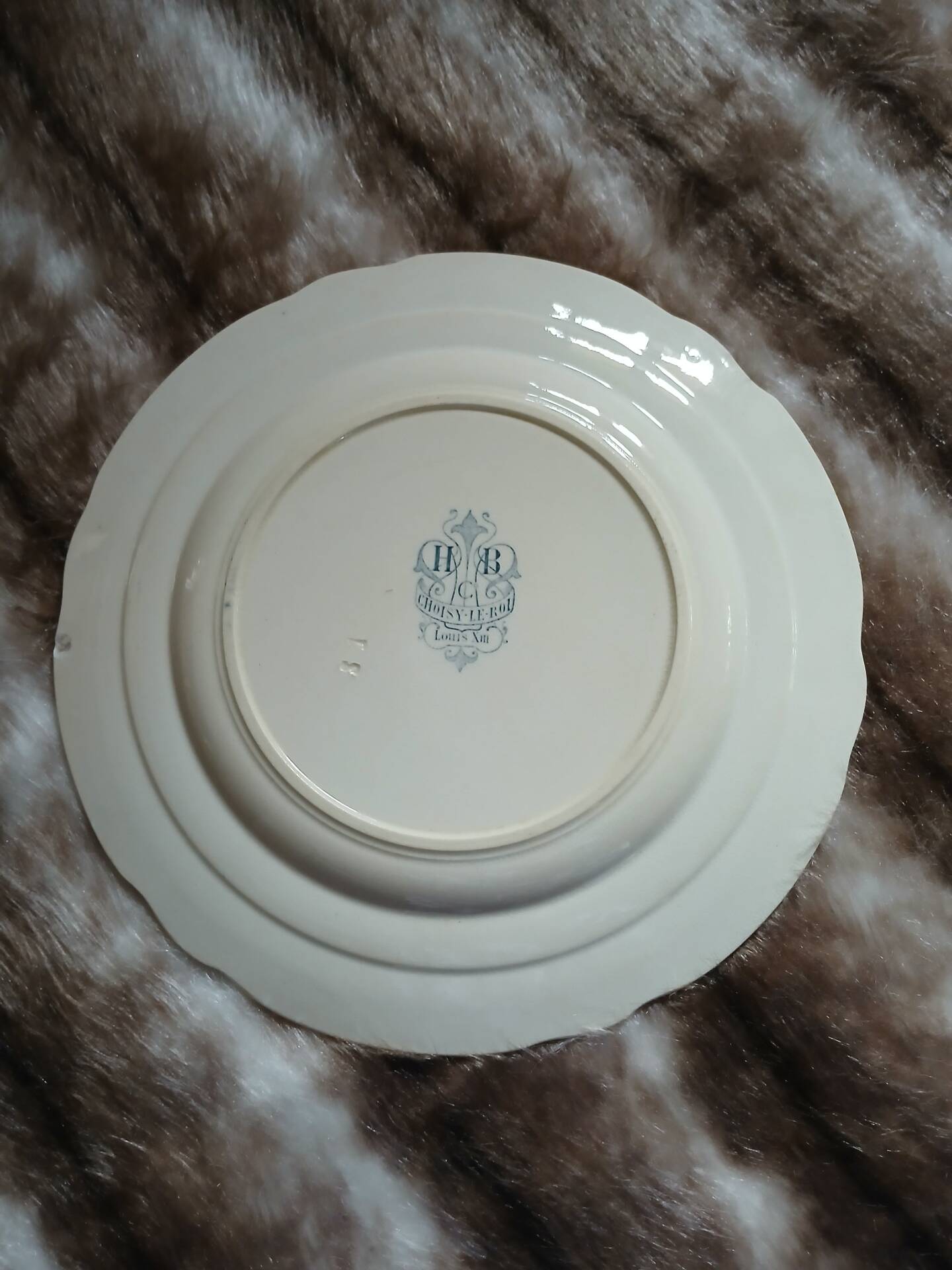 10 antique flat plates "Louis XIII" Choisy le Roi
