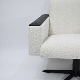 Vintage Deutsche Democratic Republic DDR, 60s, White Bouclé
