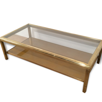 Coffee table brass. Around 1960