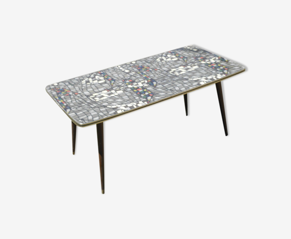 Scandinavian Formica Coffee Table Mosaic Vintage Design Selency - Formica Coffee Table