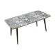 Scandinavian formica coffee table mosaic vintage design