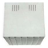 Plafonnier cube minimaliste, Finlande, années 1960