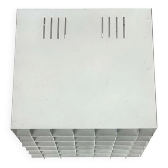 Modern minimalist cube ceiling light from the mid-century, Finland, 1960s.