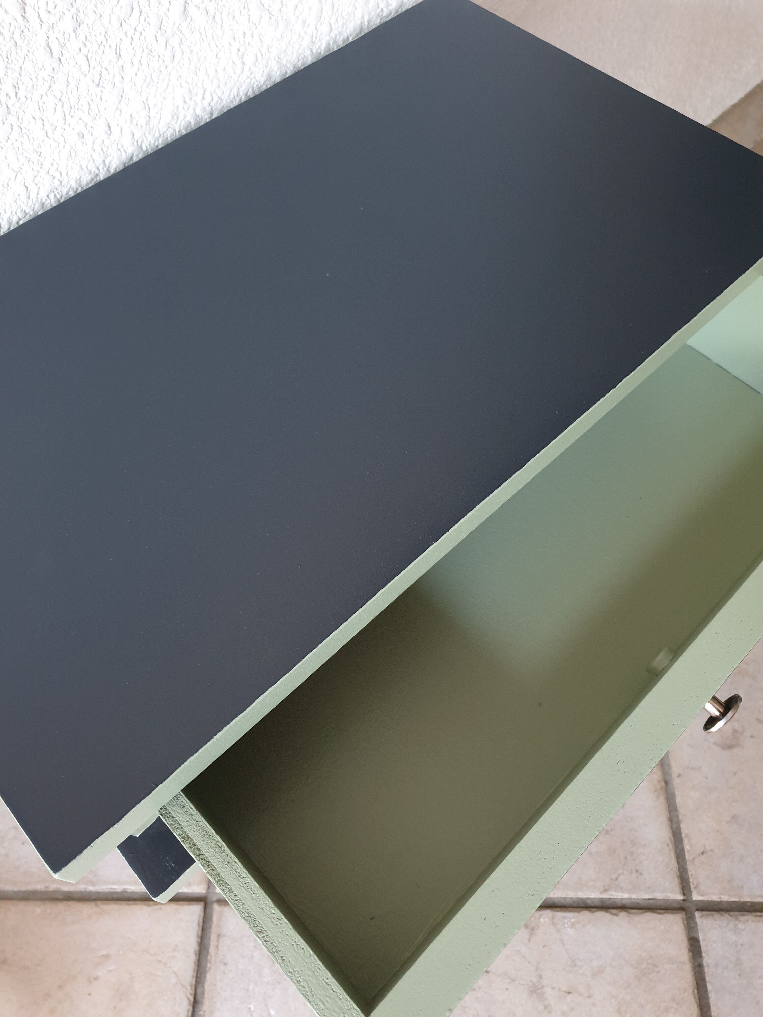 Restyled vintage bedside