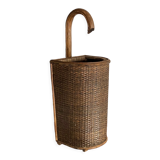 Vintage rattan umbrella door