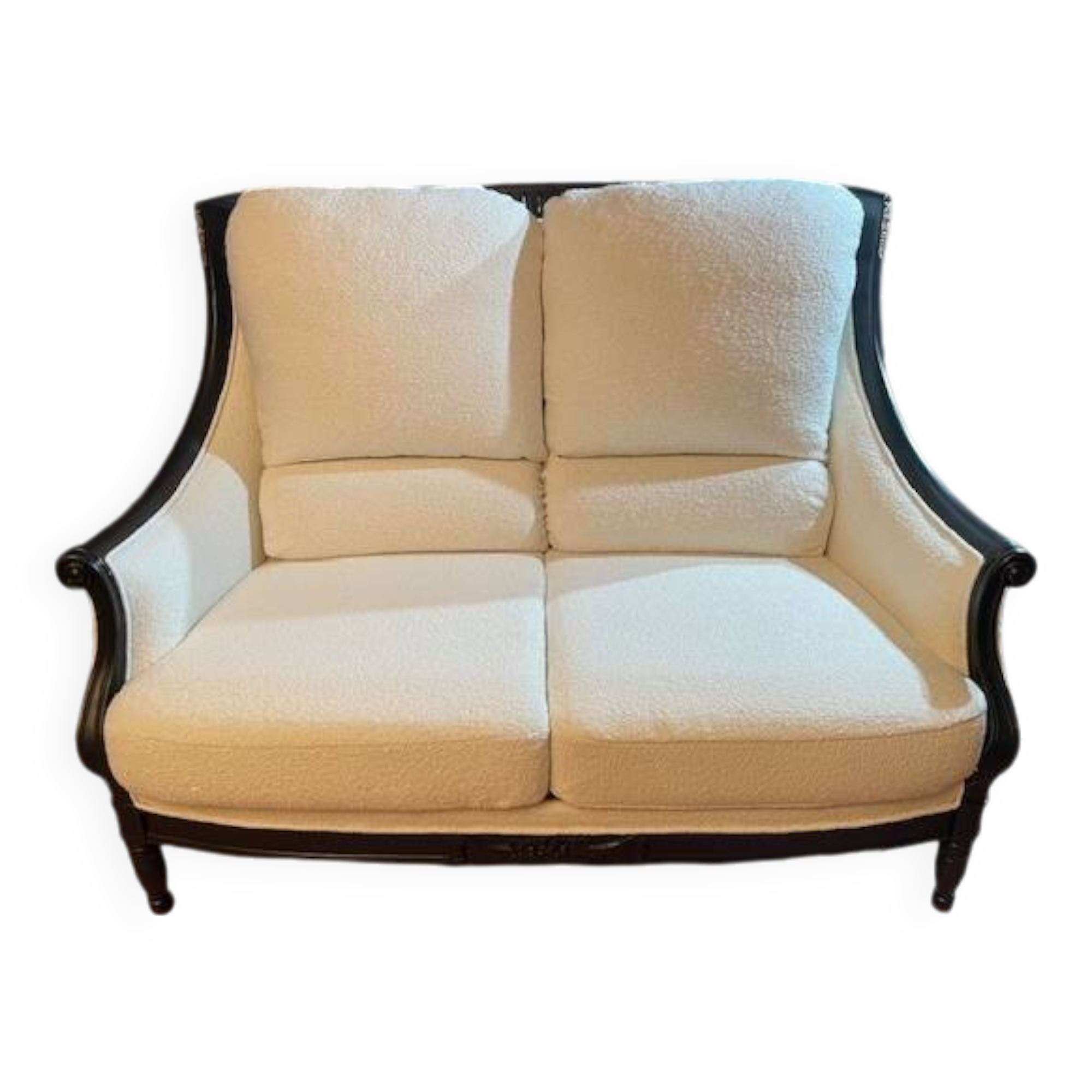 Vintage bergère sofa