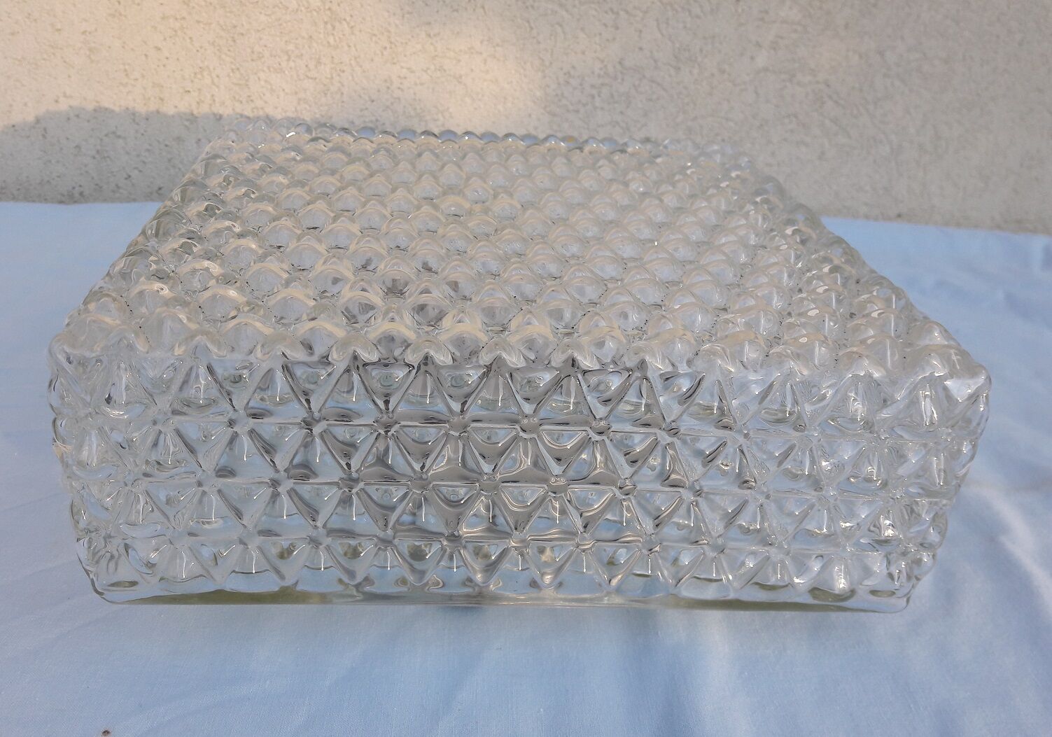 Glass ceiling lamp