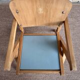 Child's chair in beech wood - 1950s