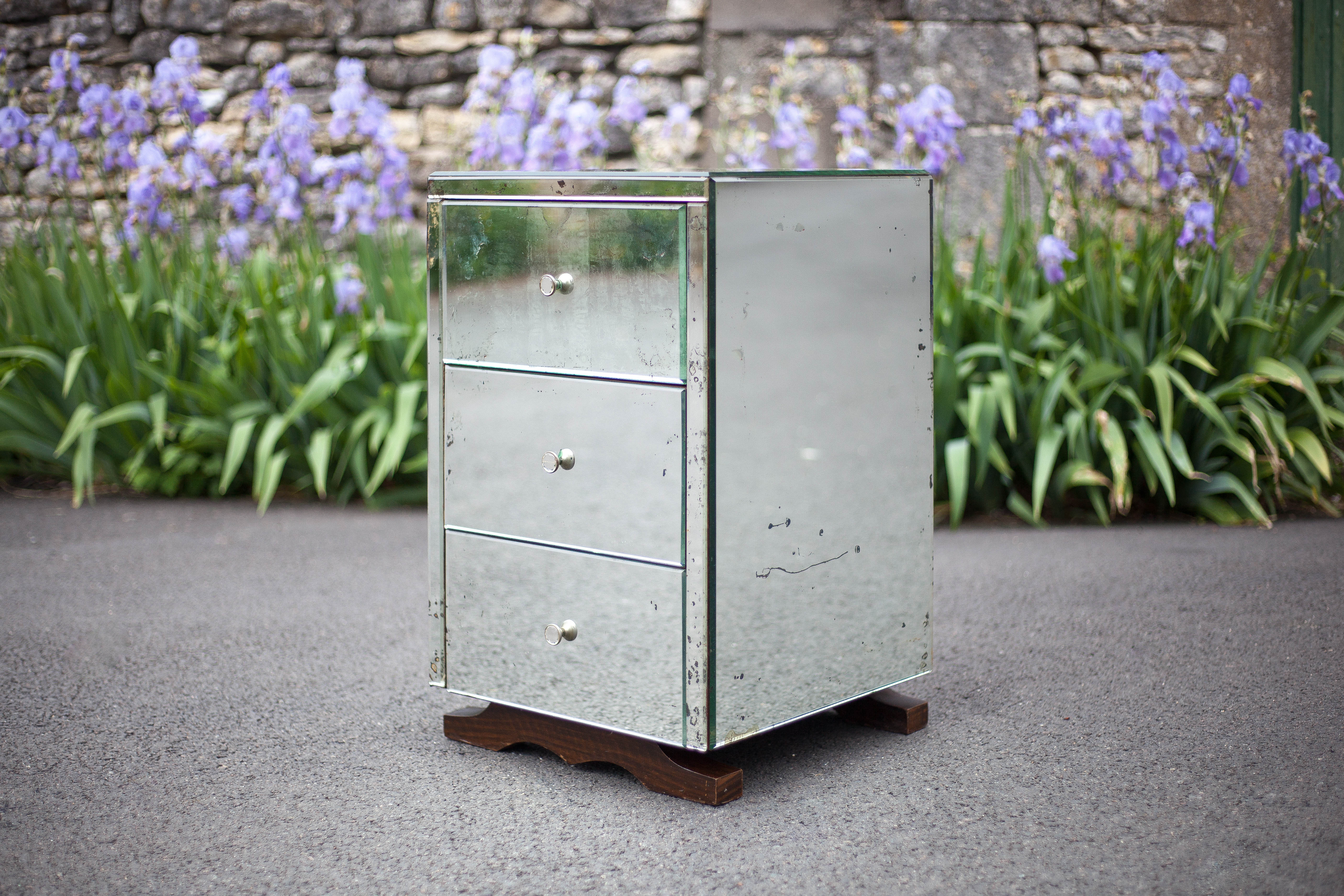 Art Deco mirror chest of drawer
