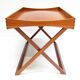 Danish Folding Campaign Side Table by Torsten Johansson for Bo-Ex