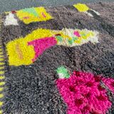 Berber carpet in wool beni ouarain 200x270cm