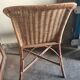 1970s rattan armchair