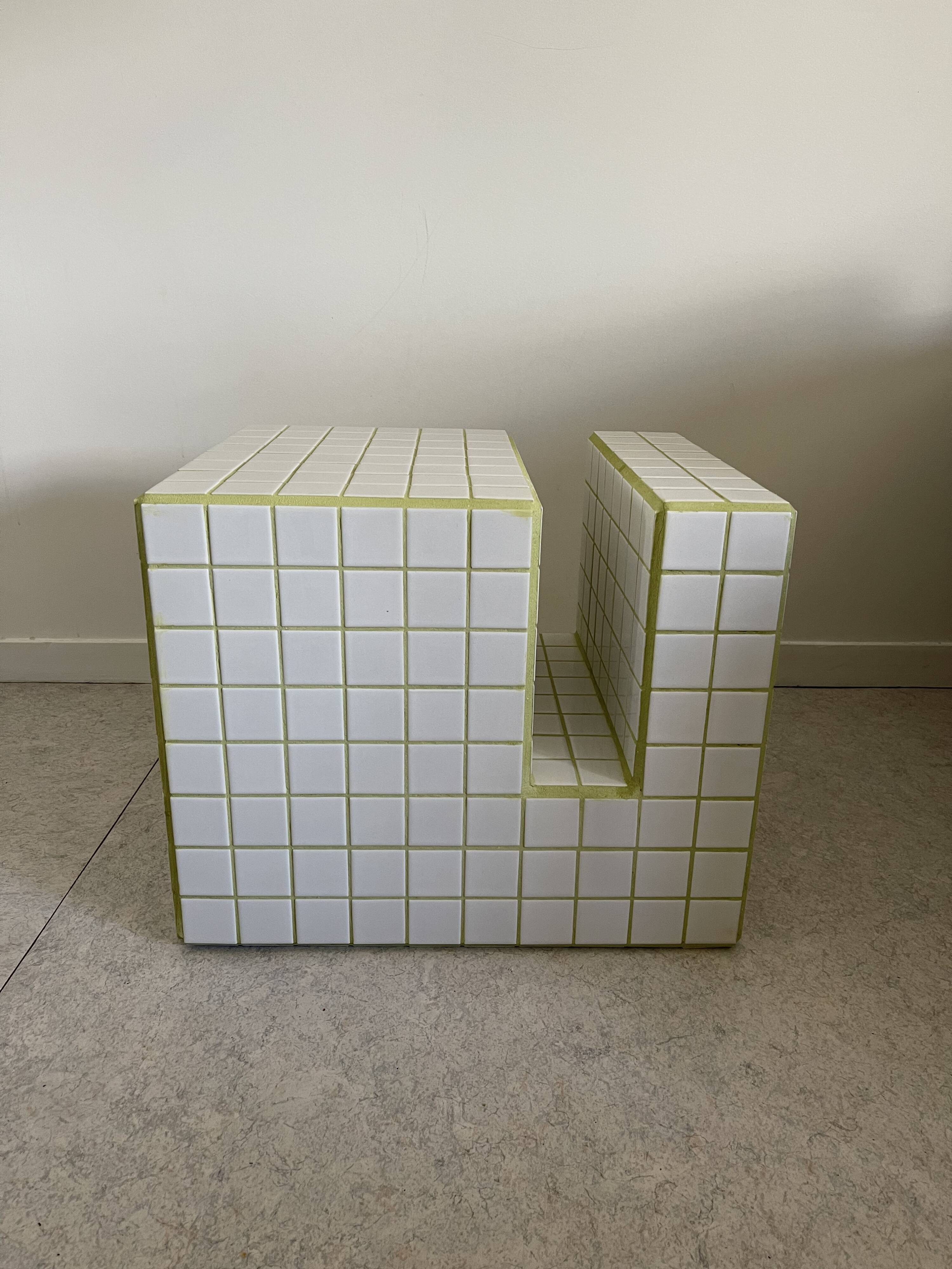 Ceramic bedside table