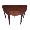 19th century mahogany half-moon table