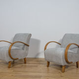 Model 410 armchairs by Jindřich Halabala for Up Závody, 1930s, set of 2