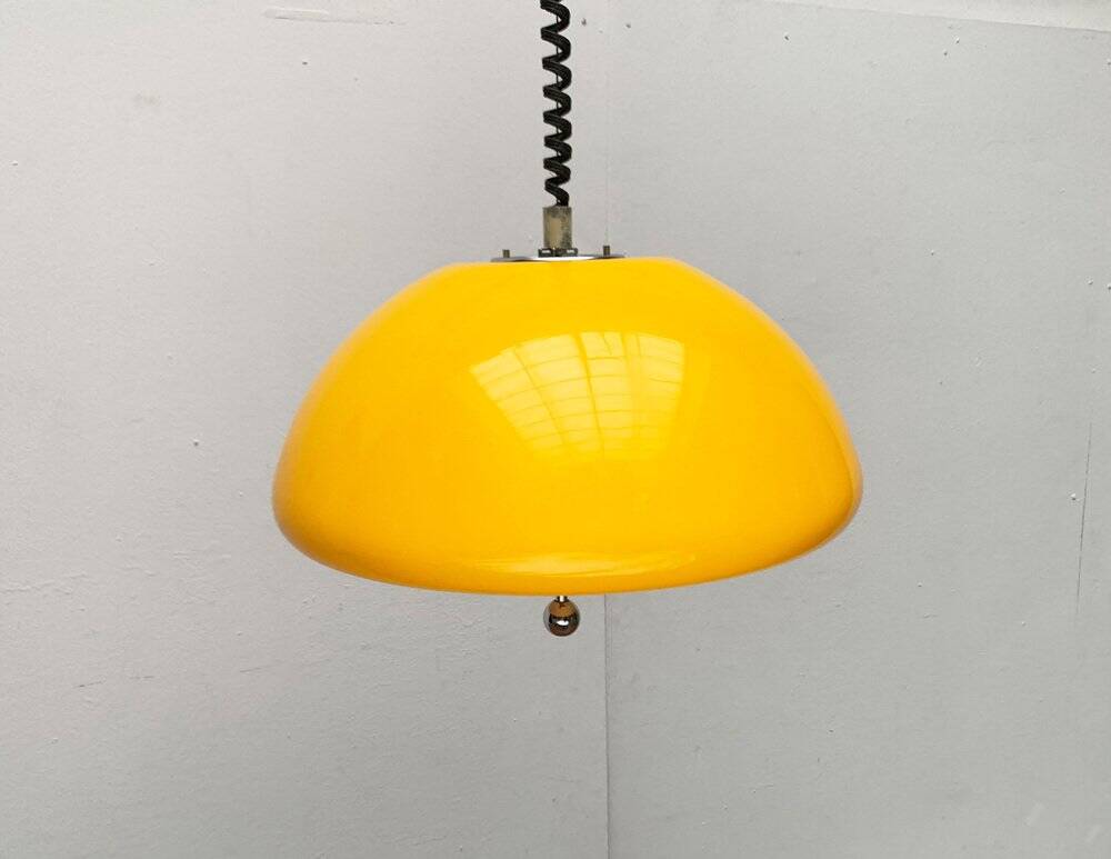 Cabras pendant lamp in Space Age style from the mid-century by Luigi Massoni for Guzzini, 1960s.