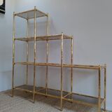 Shelf "false bamboo" 80 years gold metal