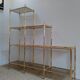 Shelf "false bamboo" 80 years gold metal