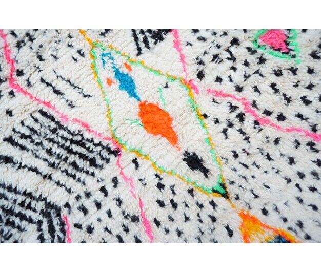 Colorful Berber carpet 252x132cm