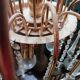 Ancien lustre gouttes d eau Murano