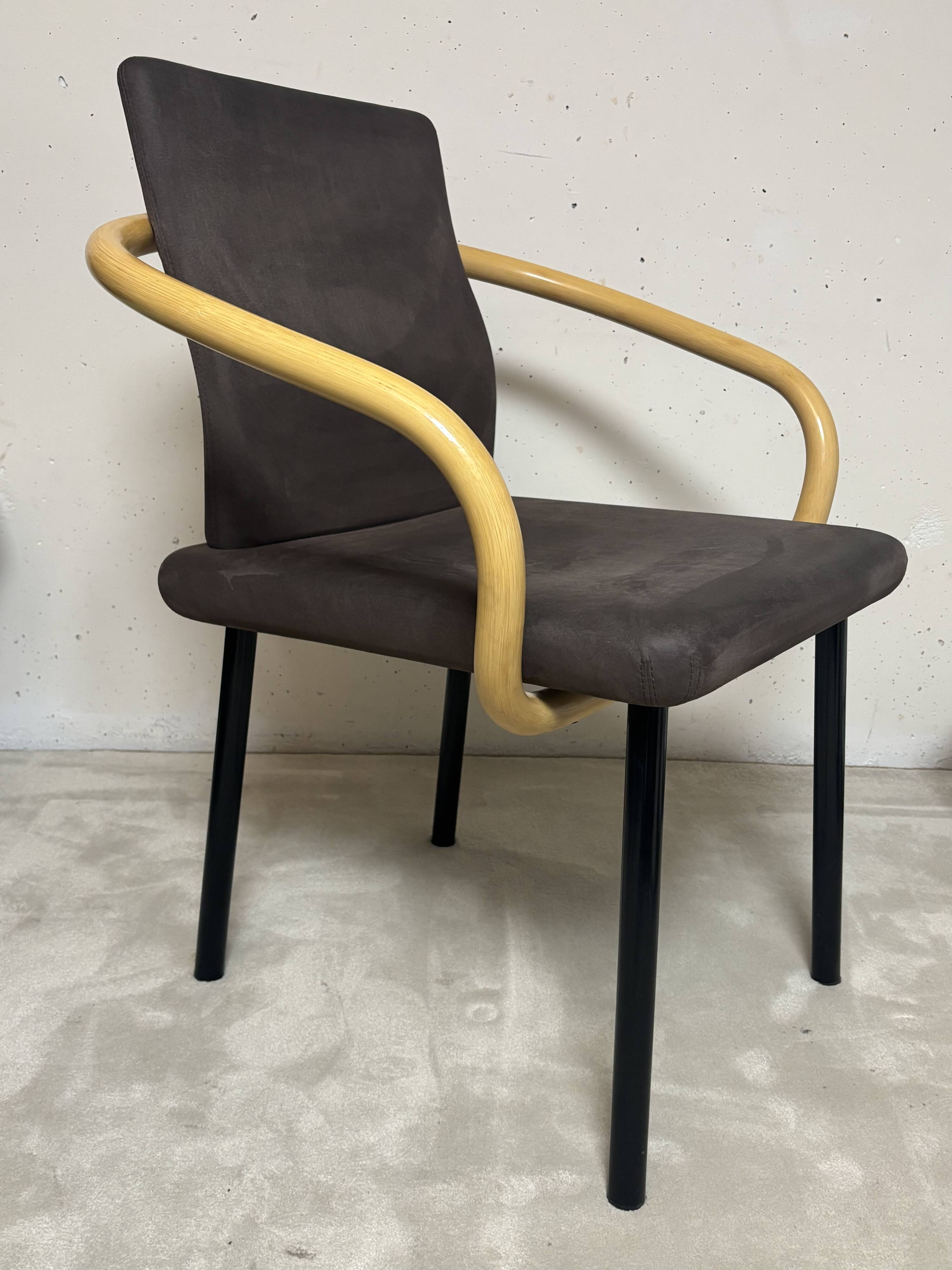 Ettore Sottsass Knoll Mandarin Chairs, 1986