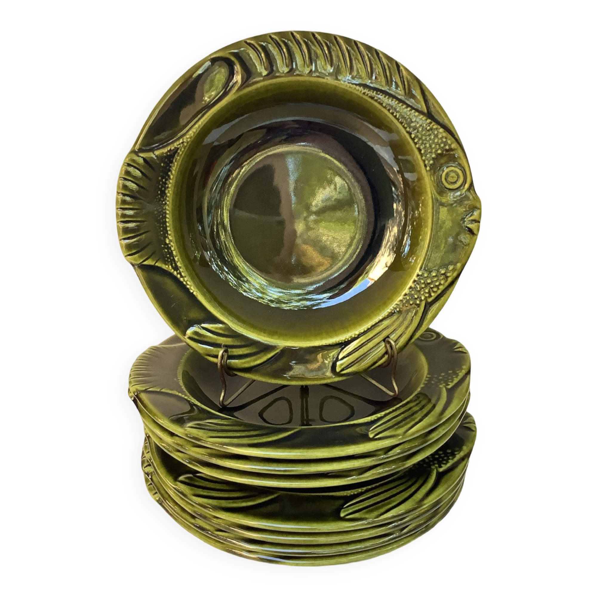 Vintage fish service