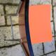 Ensemble de 6 chaises formica orange