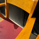 Bridge chairs with compass legs from the 1960s.