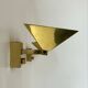 Pair of vintage wall lights, brass, Italy 1970