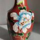 Enamel lamp cloisonnée drimmer vintage 56 cm h