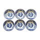 Deep plates Royal Sphinx Maastricht P. Regout "Cambridge Old England" blue & white