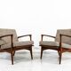 Vintage scandinavian armchairs, Denmark, 60s, Set Of 2