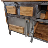 Industrial kitchen island, 1970s