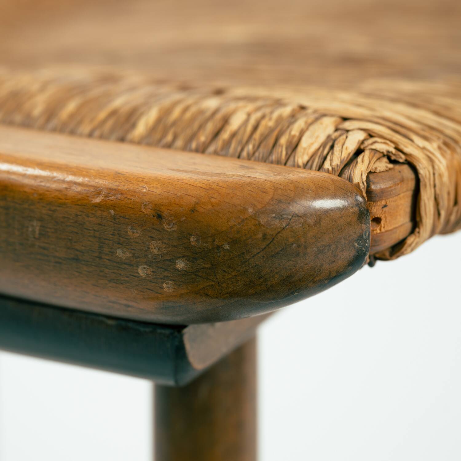 Wsk chair by Arno Lambrecht, 1950s in straw wicker and beech